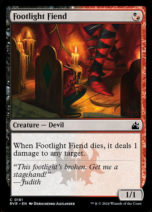 Footlight Fiend – Foil