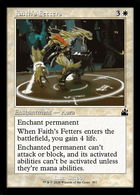 Faith’s Fetters – Retro Frame – Foil