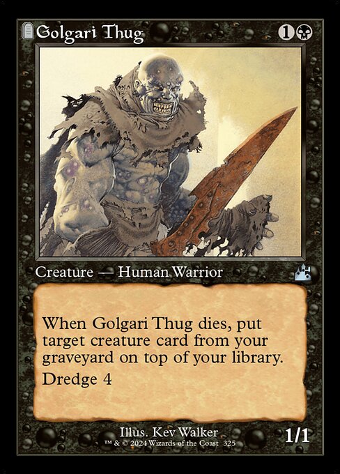 Golgari Thug – Retro Frame