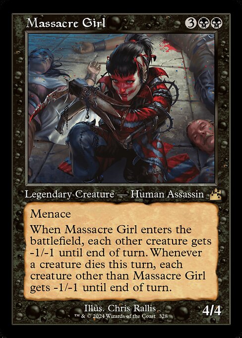 Massacre Girl – Retro Frame – Foil