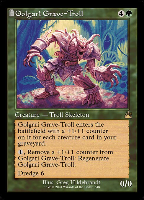 Golgari Grave-Troll – Retro Frame