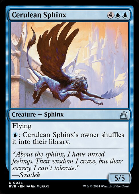 Cerulean Sphinx – Foil
