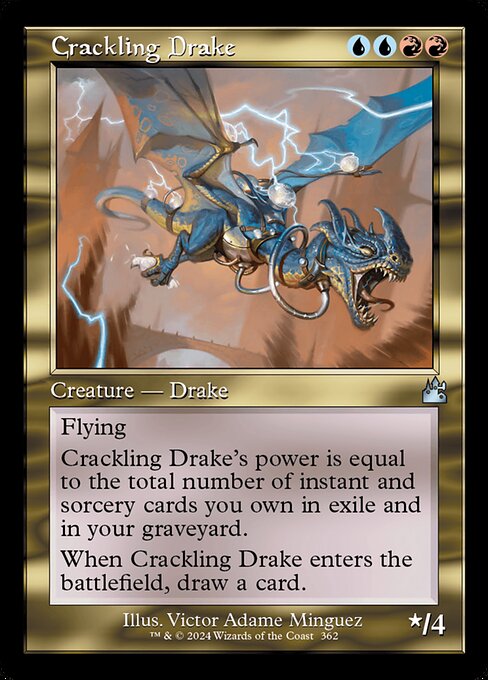 Crackling Drake – Retro Frame