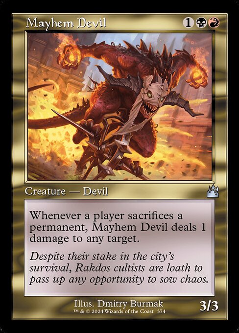 Mayhem Devil – Retro Frame