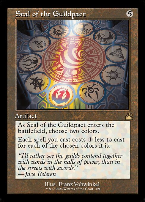 Seal of the Guildpact – Retro Frame – Foil