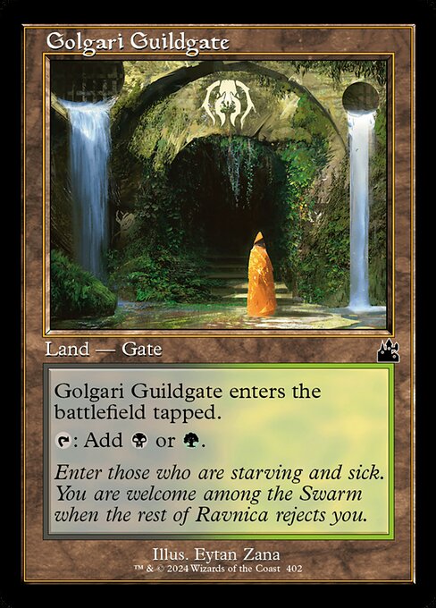 Golgari Guildgate – Retro Frame