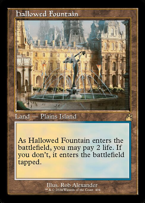 Hallowed Fountain – Retro Frame