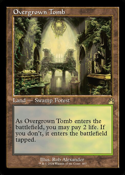 Overgrown Tomb – Retro Frame