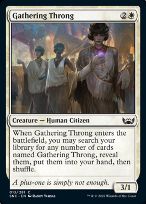 Gathering Throng – Foil