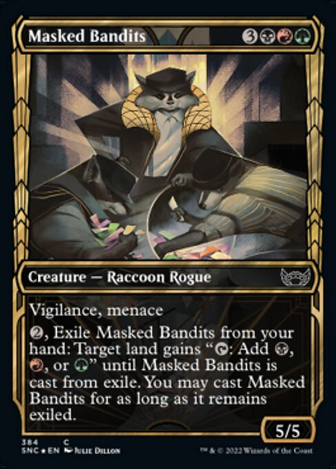 Masked Bandits – Gilded Foil