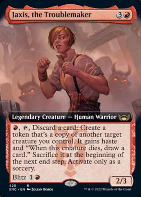 Jaxis, the Troublemaker – Extended Art – Foil