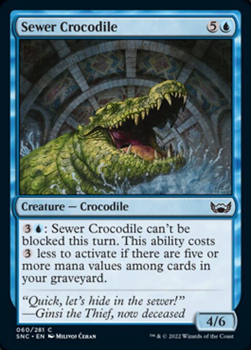 Sewer Crocodile – Foil