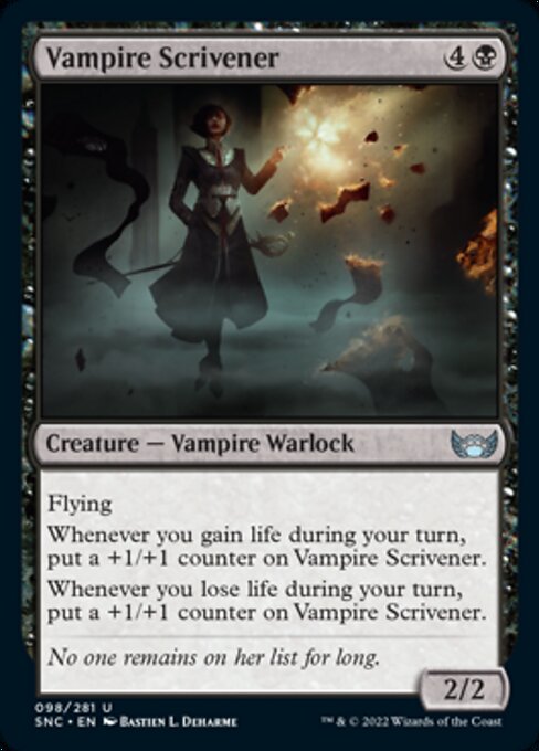 Vampire Scrivener – Foil