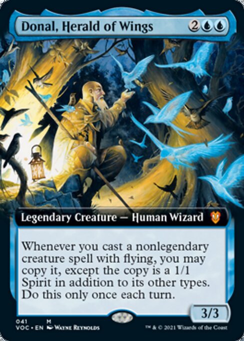 Donal, Herald of Wings – Extended Art
