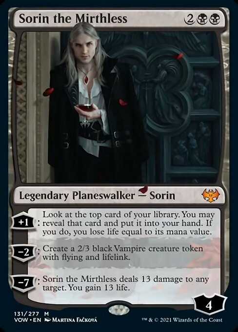 Sorin the Mirthless – Foil