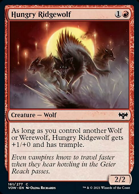 Hungry Ridgewolf – Foil