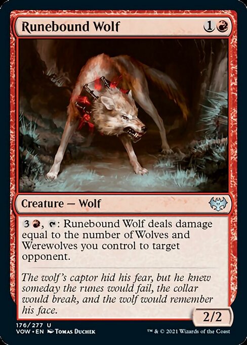 Runebound Wolf – Foil