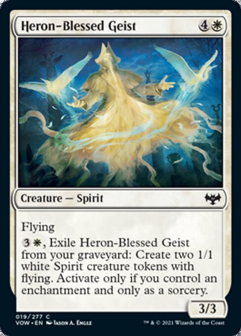 Heron-Blessed Geist – Foil
