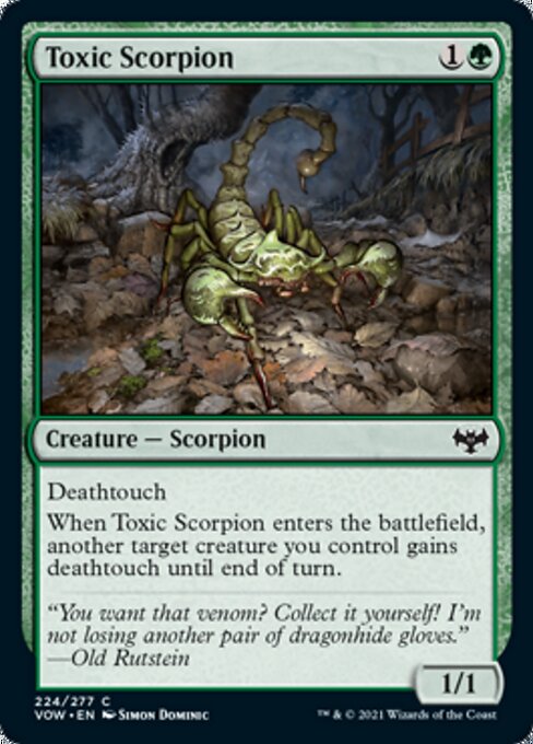Toxic Scorpion – Foil