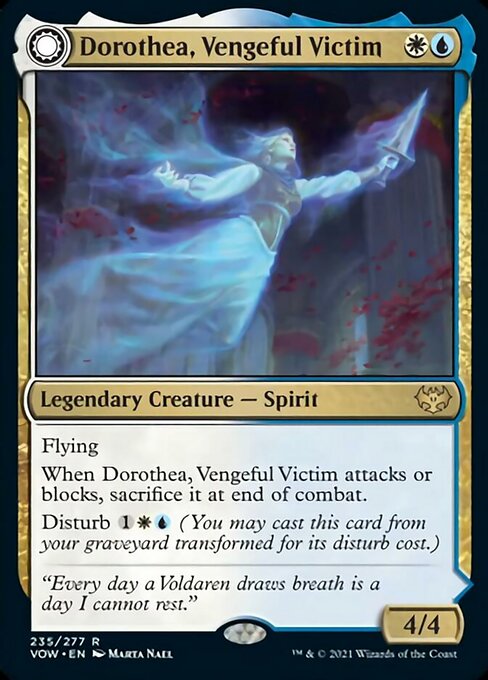 Dorothea, Vengeful Victim // Dorothea’s Retribution – Foil