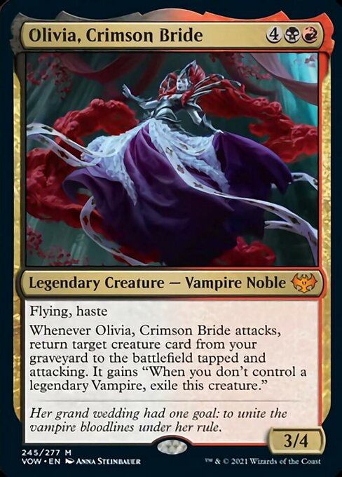 Olivia, Crimson Bride – Foil