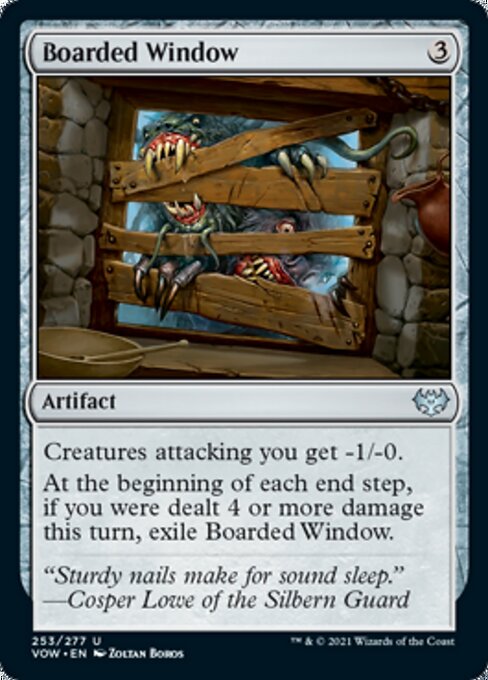 Boarded Window – Foil