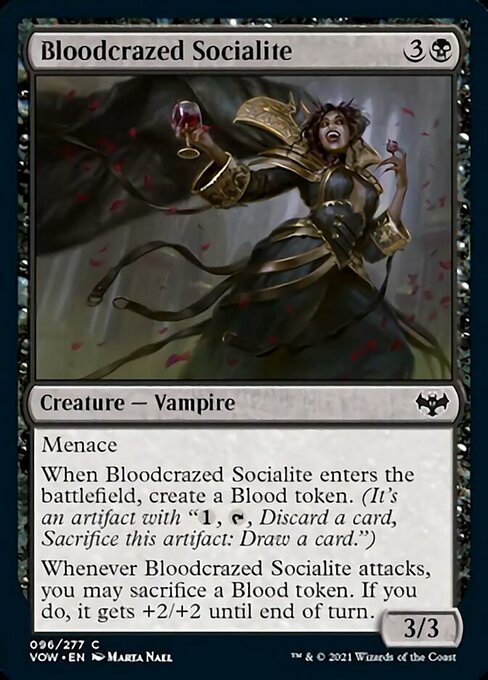 Bloodcrazed Socialite – Foil