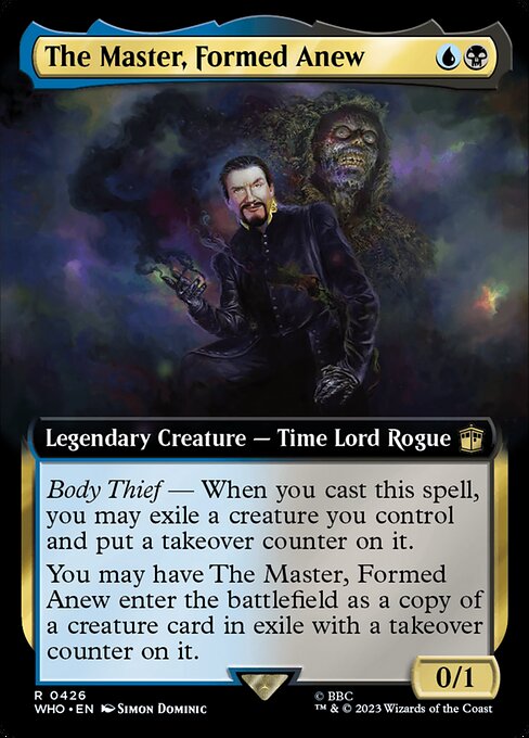 The Master, Formed Anew – Extended Art