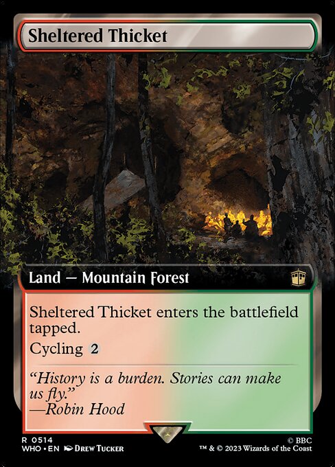 Sheltered Thicket – Extended Art