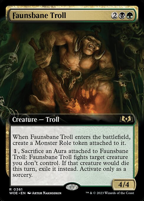 Faunsbane Troll – Extended Art